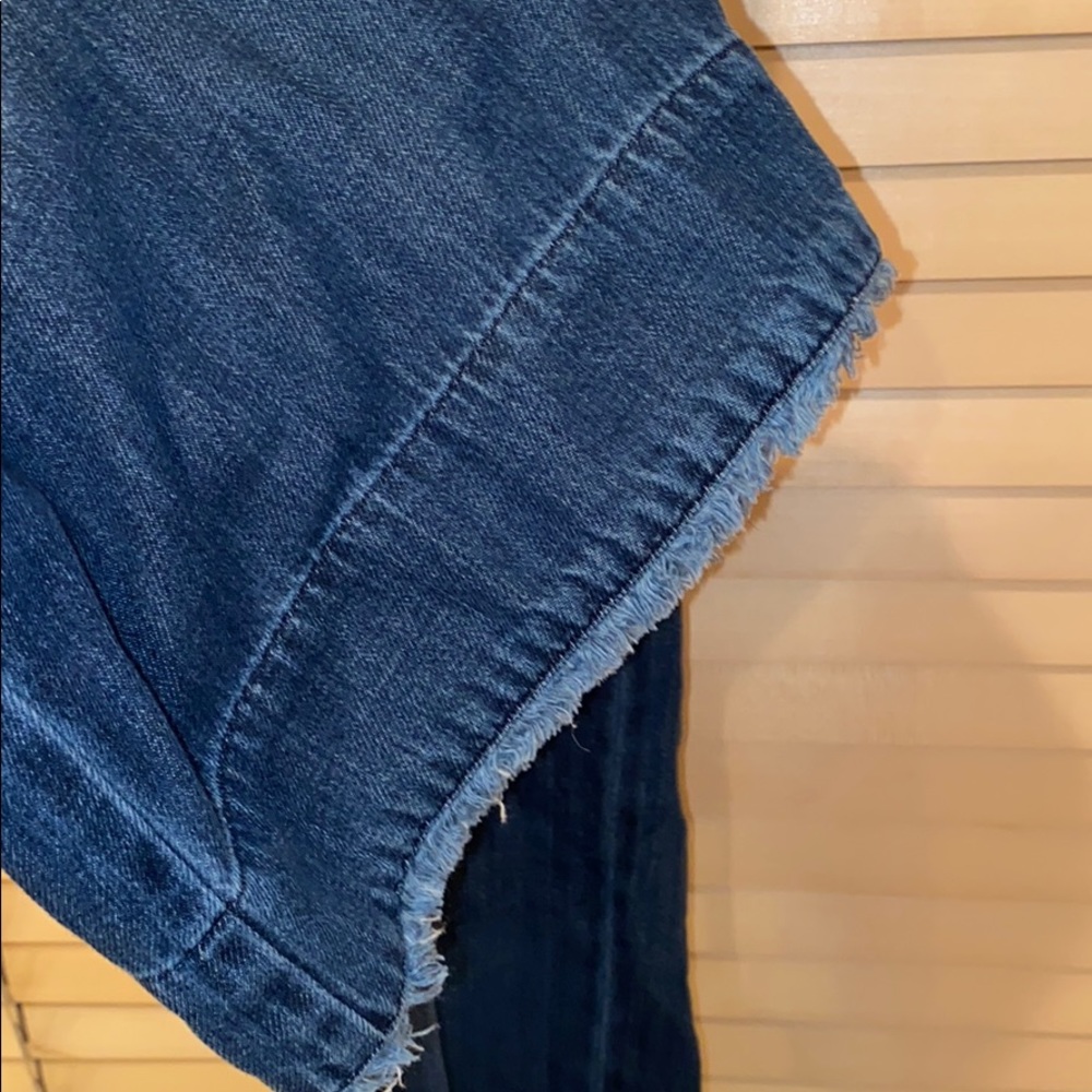 Cloth & Stone for Anthro Denim Ankle Jumpsuit - Picture 5 of 9